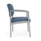 Lesro Lenox Steel Wide Guest Chair Metal Frame, Silver, MD Titan Upholstery LS1201 - alternate 2